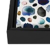 Ninola Design Watercolor Stains Blue Gold Art Canvas - Society6 - 4 of 4