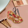 Unique Bargains Jazz Cloth-Wrapped Flat Head Half Face Party Mask 1 Pc - 4 of 4