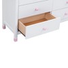 NicBex Modern Wooden Storage Dresser with 6 Drawers,Double Chest of Drawers for Kids Room,Living Room,Bedroom,Entryway,Hallway - 4 of 4