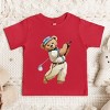 The Juniper Shop Watercolor Golf Bear Toddler Short Sleeve Tee - 3 of 4
