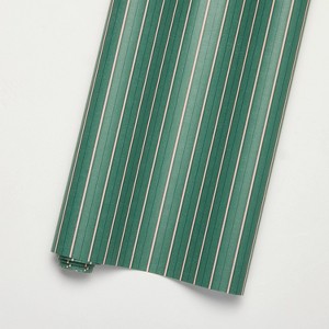 12' Gift Wrap Green Striped - Hearth & Hand™ with Magnolia - 1 of 3
