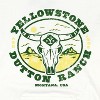Yellowstone Men's Dutton Ranch Montana Longhorn Skull Pullover Hoodie - 2 of 3