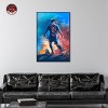 Notoriart Bold and Colorful Soccer Player Soccer Wall Art Framed - 2 of 4