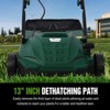 VYNXARIA Green 13-Inch Lawn Mowers - 2-in-1 Dethatcher and Scarifier with Spacious Collection Bag - 3 of 4