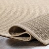 Nuloom Katica Solid 4x6 Jute Indoor Area Rug for Dining Room Rug Neutral Rug Living Room Rug, Brown - 4 of 4