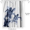 Americanflat 71x74 Sea Turtle Shower Curtain - 100% Polyester Shower Curtain - Water-Resistant Bath Curtain with Metal Grommets - 2 of 4