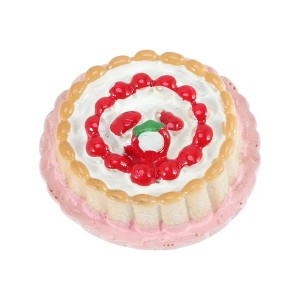 Unique Bargains Magnetic Refrigerator Sticker Pink Red 1 Pc - 1 of 3