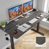 SEVOBAL Desks Adjustable Height Standing Desk with Splice Board, Comfortable and Relaxing Home Office Desk for Officer, Student, Gray, 24"*55"*27.5" - 2 of 4