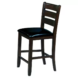 Set of 2 Urbana Counter Height Dining Chair Espresso - Acme Furniture