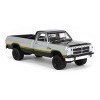 Greenlight 1/64 Silver & Black 1992 Dodge Ram 1st Generation Lifted Pickup Truck Outback Toys Exclusive 51385-B - 2 of 4