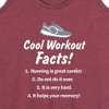 Women's - Instant Message - Workout Facts Graphic Racerback Tank - 2 of 4