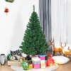 Costway Artificial PVC Christmas Tree W/Stand Holiday Season Indoor Outdoor Green - 3 of 4