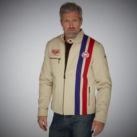 GrandPrix Originals USA GrandPrix Originals Men's Roadmaster Cotton Jacket (Sand. L)