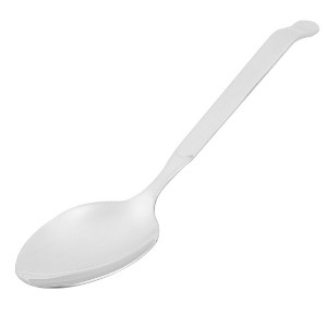 Unique Bargains Kitchen Restaurant Stainless Steel Cooking Flatware Serving Spoon 11" x 2.4"(L*W) 1 Pc - 1 of 3