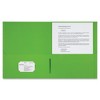 Sparco 2-Pocket Portfolio 25/BX Apple Green 78552 - 2 of 2