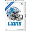 Trends International NFL Detroit Lions - Drip Helmet 20 Framed Wall Poster Prints - 3 of 4