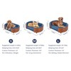 Ridstar Small Size Dog Bed Pet Sofa with Solid Wood Legs and Bent Wood Back-Light Gray - 4 of 4