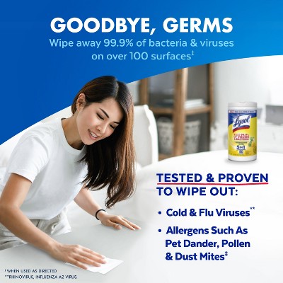 Lysol All-Purpose Cleaner & Disinfectant Wipes - 80ct/4pk