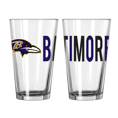 NFL Baltimore Ravens Overtime Pint Glass - 16oz