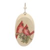 Wood Cardinal Bird Tree Disc Ornament (Set of 24) - 4 of 4