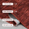 Acekool Washable Area Rug, Modern Solid Color Non Slip Large Throw Carpet, Foldable, Non Shedding for indoor,  Living Room, Dining Room - 4 of 4