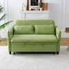 NicBex Modern Convertible Sofa Bed Loveseat with Adjustable Backrests & Armrests,Upholstered Sleeper Sofa for Living Room,Bedroom - 2 of 4