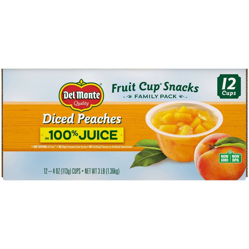 Del Monte Diced Peaches Fruit Cup, 4 of 6