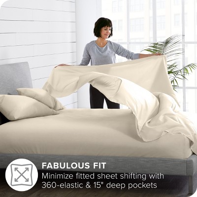 Sand Queen Microfiber Deep Pocket Sheet Set