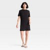 Women's Short Sleeve Pointelle Mini Sweater Dress - A New Day™ - 3 of 3