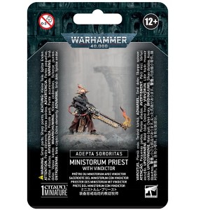 Warhammer 40000: Adepta Sororitas - Ministorum Priest with Vindictor - 1 of 1