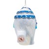 Kurt Adler 7-Inch Bellissimo Glass Polar Bear Ornament - 4 of 4