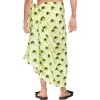 HAPPY BAY Men's Swim Bath Trunk Swimsuit Regular Surfing Swimwear Summer Sarong Long Pareo Beach Wrap One Size Beige, Tree - 3 of 4