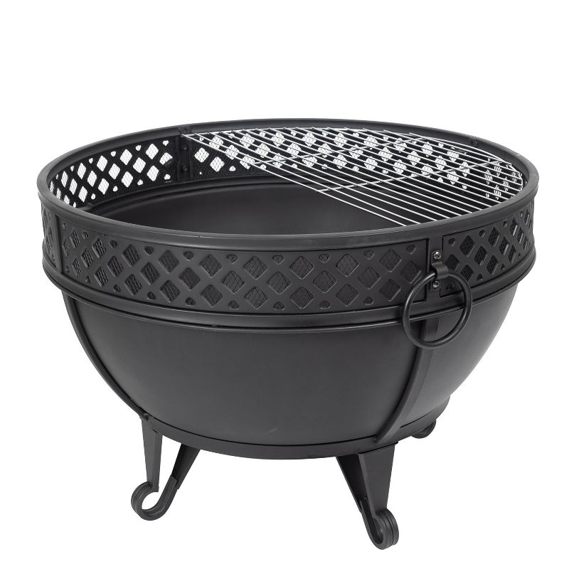 Gable 27&#34; Fire Pit with Cooking Grid - Pleasant Hearth, 3 of 12
