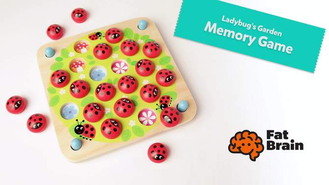  Fat Brain Toys Ladybugs Garden Memory Game FB256-1, 2 of 7, play video