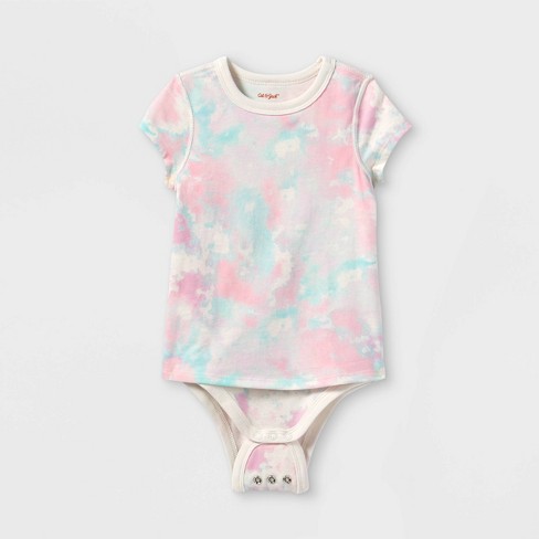 Baby Girls' Short Sleeve Rainbow Bodysuit Cat & Jack 18m Cream