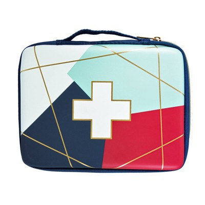 red first aid bag