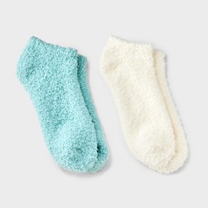 Women's Marled 2pk Cozy Low Cut Socks - Auden™ 4-10 - 1 of 3