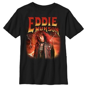 Boy's Stranger Things Eddie Munson Metalhead T-Shirt - 1 of 4