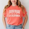 Simply Sage Market Women's Surfing Paradise LA Short Sleeve Garment Dyed Tee - 2 of 2