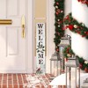 Northlight 31.75" LED Lighted Welcome Sign with Cardinal Christmas Sign - 2 of 4