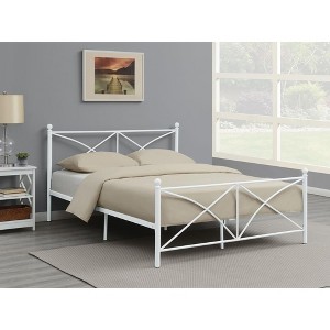NicBex Full/Queen Size Metal Platform Bed Frame with Headboard and Footboard for Kids,Under Bed Storage Space,No Box Spring Needed,Easy Assembly - 1 of 4