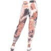 Women's Tie Dye Harem Pants with Pockets - White Mark - 4 of 4