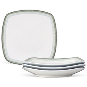 Noritake Colorscapes Layers Set of 4 Square Dinner Plates - 1 of 4