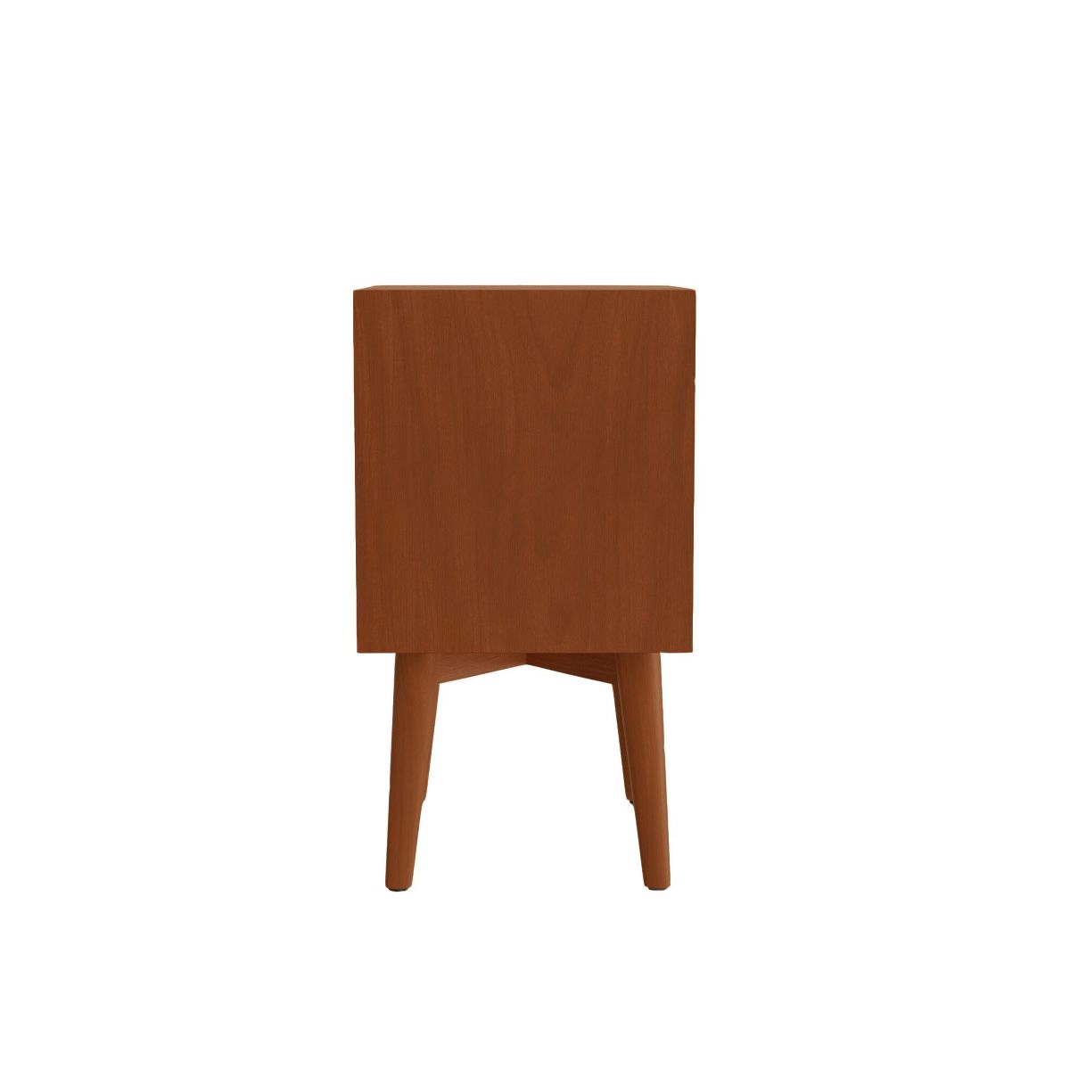 Flynn 2-Drawer Nightstand in Chestnut | Alpine Furniture - thumbnail 6