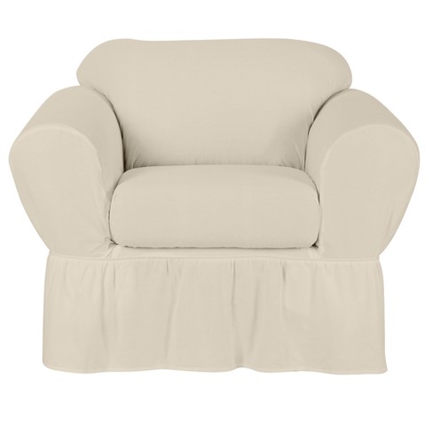 Cotton Duck Chair Slipcover Simply Shabby Chic Target