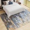 Area Rug Living Room Rugs Modern Abstract Soft Indoor Rug Low Pile Non Slip Accent Carpet - 2 of 4