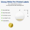 Avery Round Labels, Gold Lace Trim Pattern, 3" Diameter, 60 Total - 2 of 4