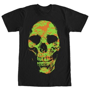 Men's Lost Gods Halloween Skull Bat Shadows T-Shirt - 1 of 4