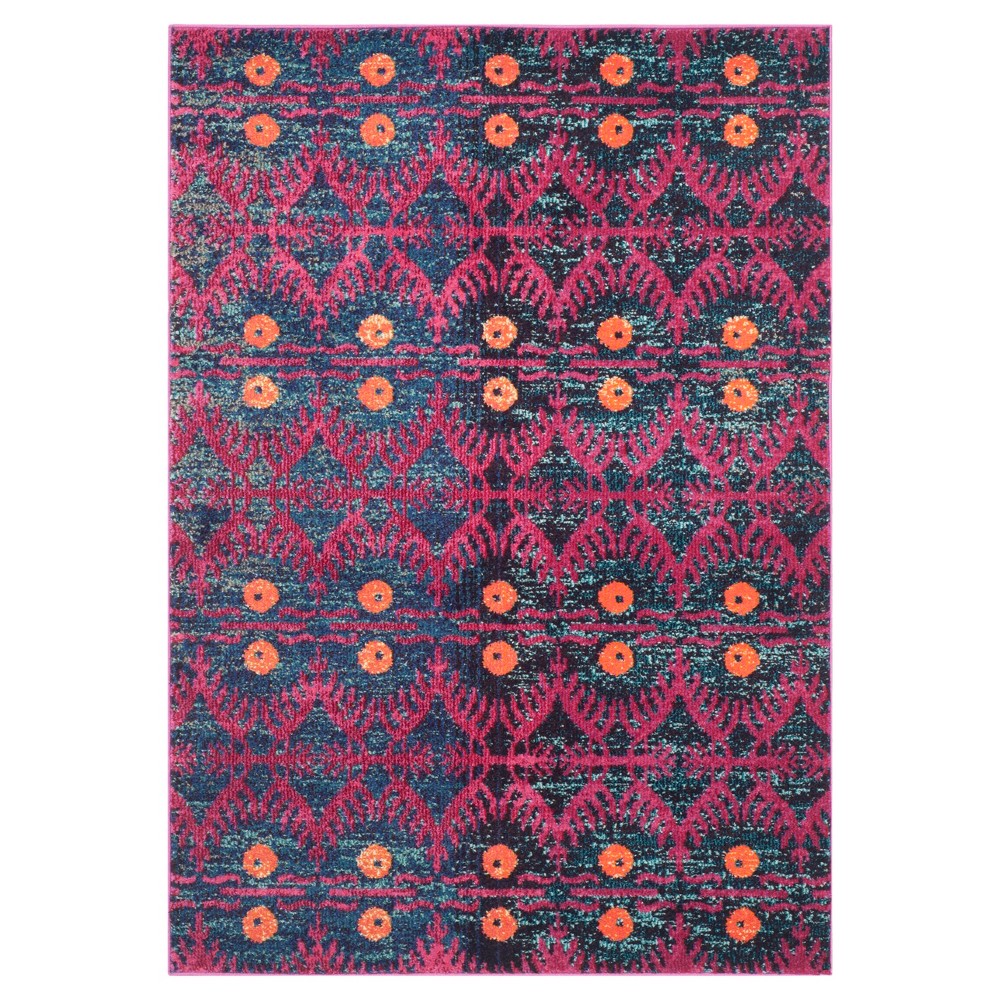 Ruslan Accent Rug - Pink/Multi (4'x5'7in) - Safavieh