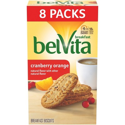 belVita Cranberry Orange Breakfast Biscuits 8 packs